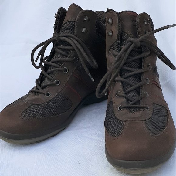 ECCO Goretex Hightop Hiking Booties 5.5/36 - Picture 1 of 4